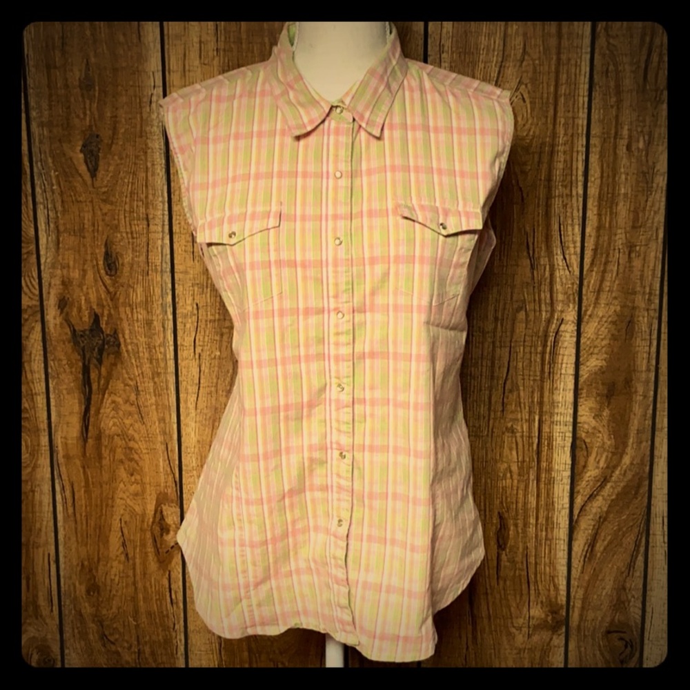 Aura sleeveless shirt